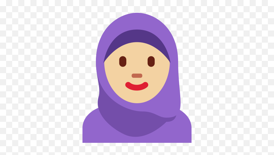 Woman With Headscarf Emoji With - Emoji,Light Skin Emoji