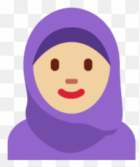 Woman With Headscarf Emoji With - Emoji,Light Skin Emoji