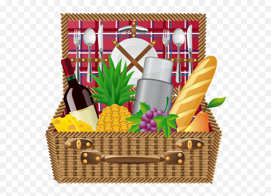 June Clipart Picnic Basket June Picnic - Picnic Basket Clipart Emoji,Picnic Basket Emoji