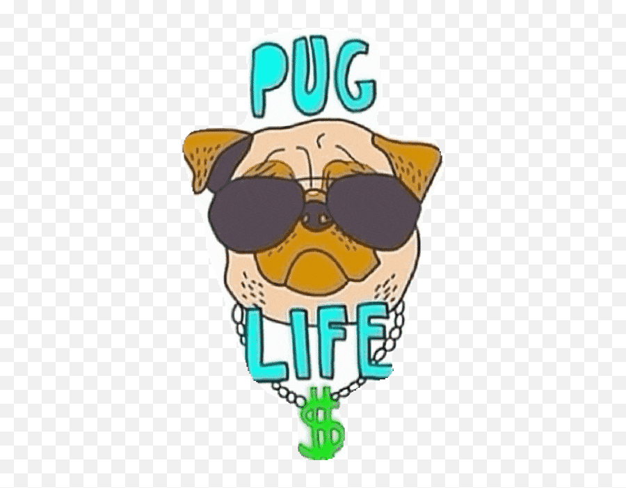 Top Sup Gangster Stickers For Android - Thug Life Pug Drawing Emoji,Chaoticmonkey Emojis