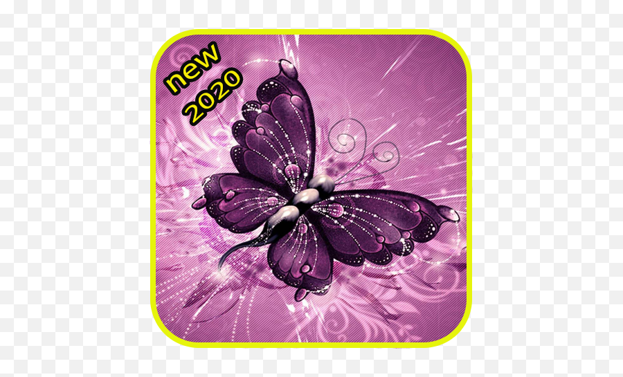 Purple Butterfly Wallpaper Cute - Butterfly Background Emoji,Purplebutterfly Emojis