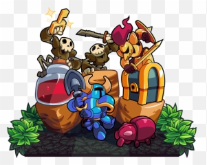 Pocket Dungeon Trailer - Shovel Knight Pocket Dungeon Emoji,Shovel Knight Steam Emoticons