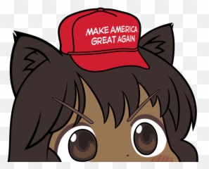 Momiji Inubashiri - Anime Girls Maga Hats Emoji,Awoo Emoji
