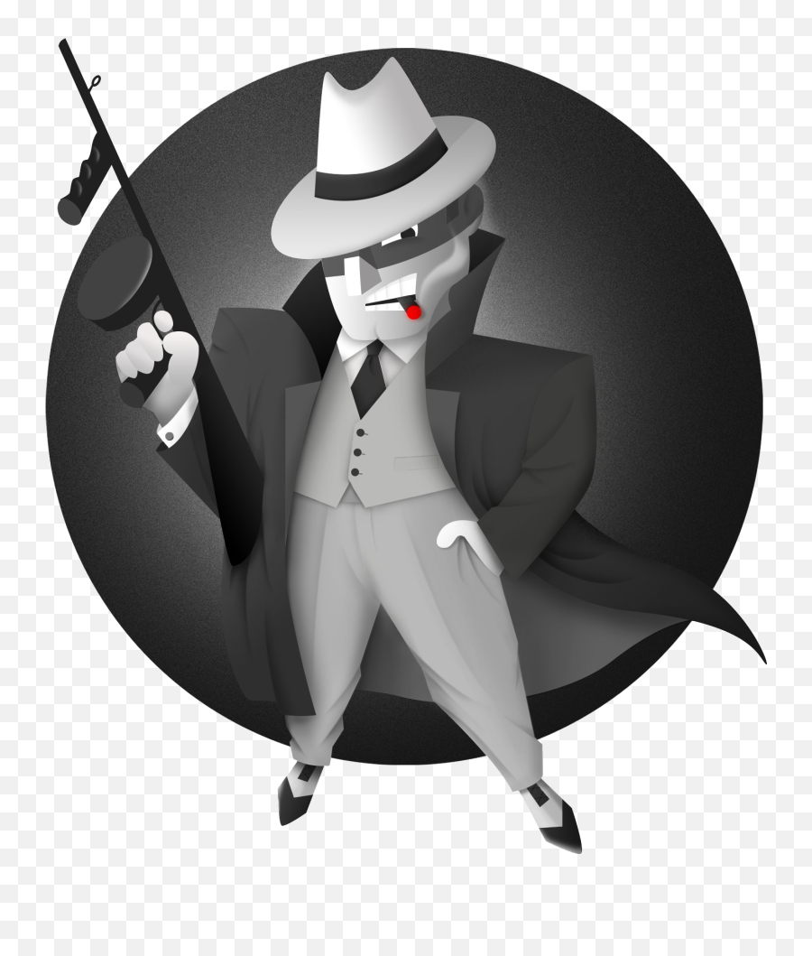 Mafia Gangster Free Png Image Png Arts - Fictional Character Emoji,Gangster Emoji Backgrounds