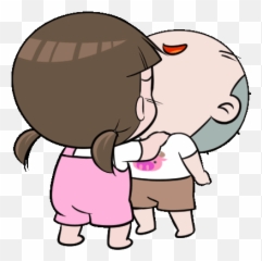 Pin By Prayoon Chaimongkolpipob On Cute Gif Cute - Kiss Emoji,Cuddle Emoticons
