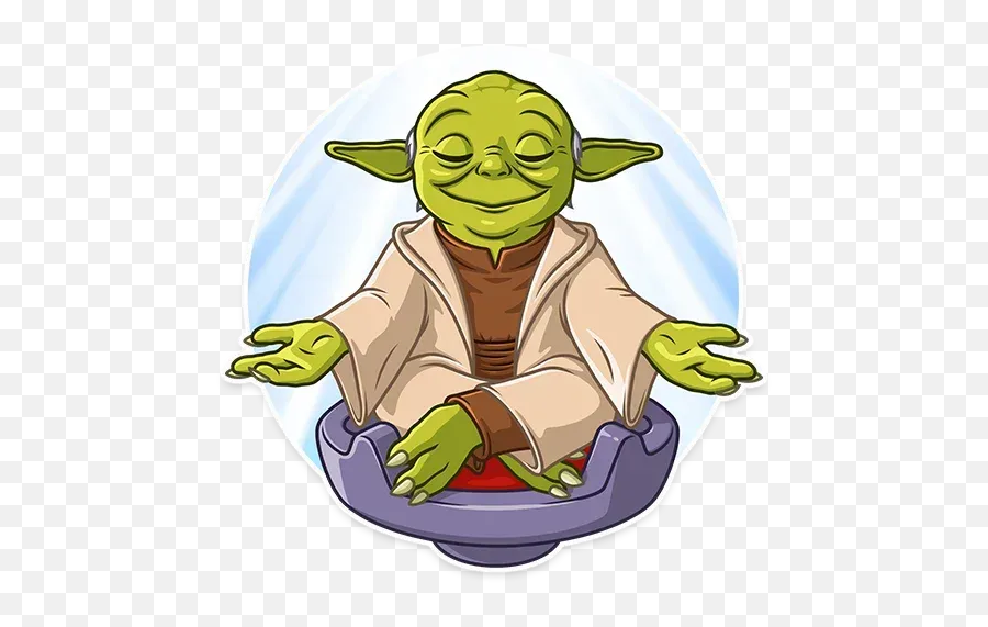 Master Yoda Sticker Pack - Stickers Cloud Emoji,Yoda All Emotion The Future Is