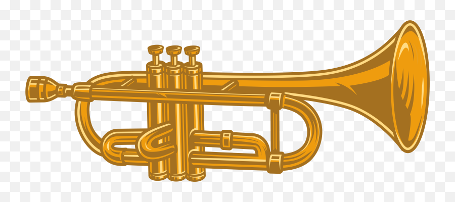 Trumpet Clip Art Free Trumpet Transparent Png Images - Png Emoji,French Horn Building Emoji