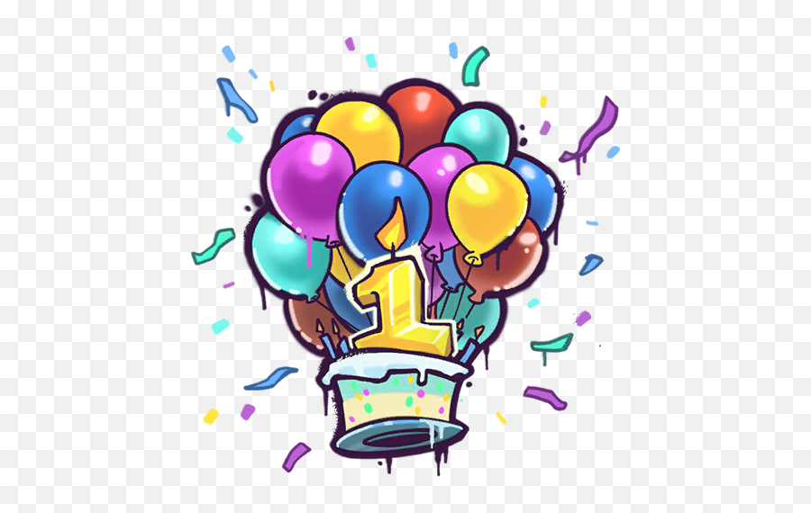 Fortnite Happy Birthday Images Fortnite Free 35 Tiers - Fortnite Happy Birthday Spray Emoji,Emoticons Party Supplies