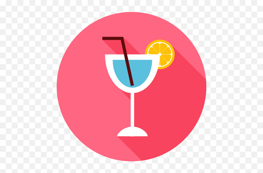 Coktail Drink Summer Free Icon Of Summer Travel Flat Emoji,Martini Glass Emoticon Facebook