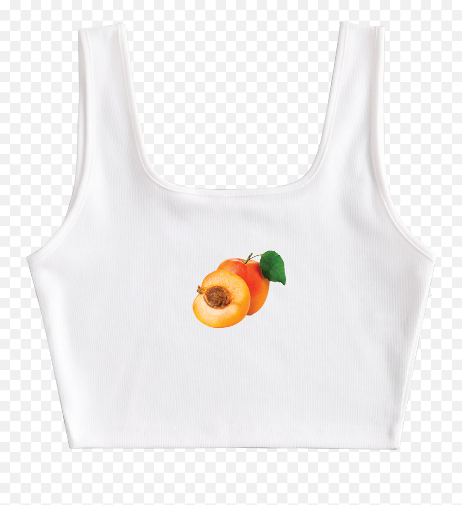 Apricots Ribbed Tank White Emoji,High Heels Emoji