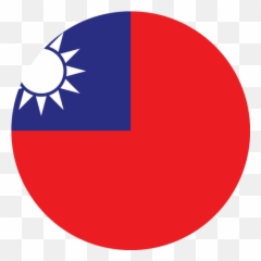 Vector Country Flag Of Taiwan - Circle Vector World Flags Emoji,China Flag Emoji