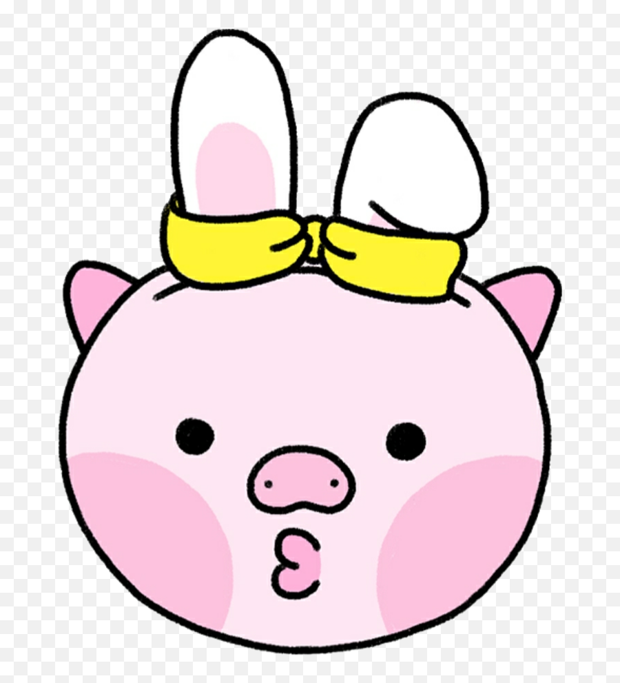 Maomao Pig Animal Cartoon Sticker By Tintinnabulation Emoji,Pig Snout Emoji