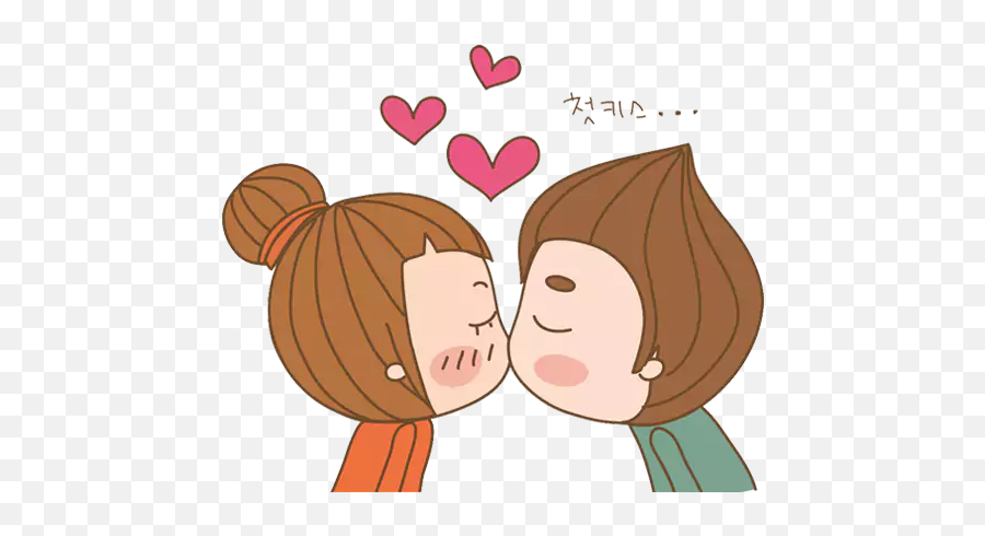 Kisses - Kiss Cartoon Image Png Emoji,Smooches Emoji