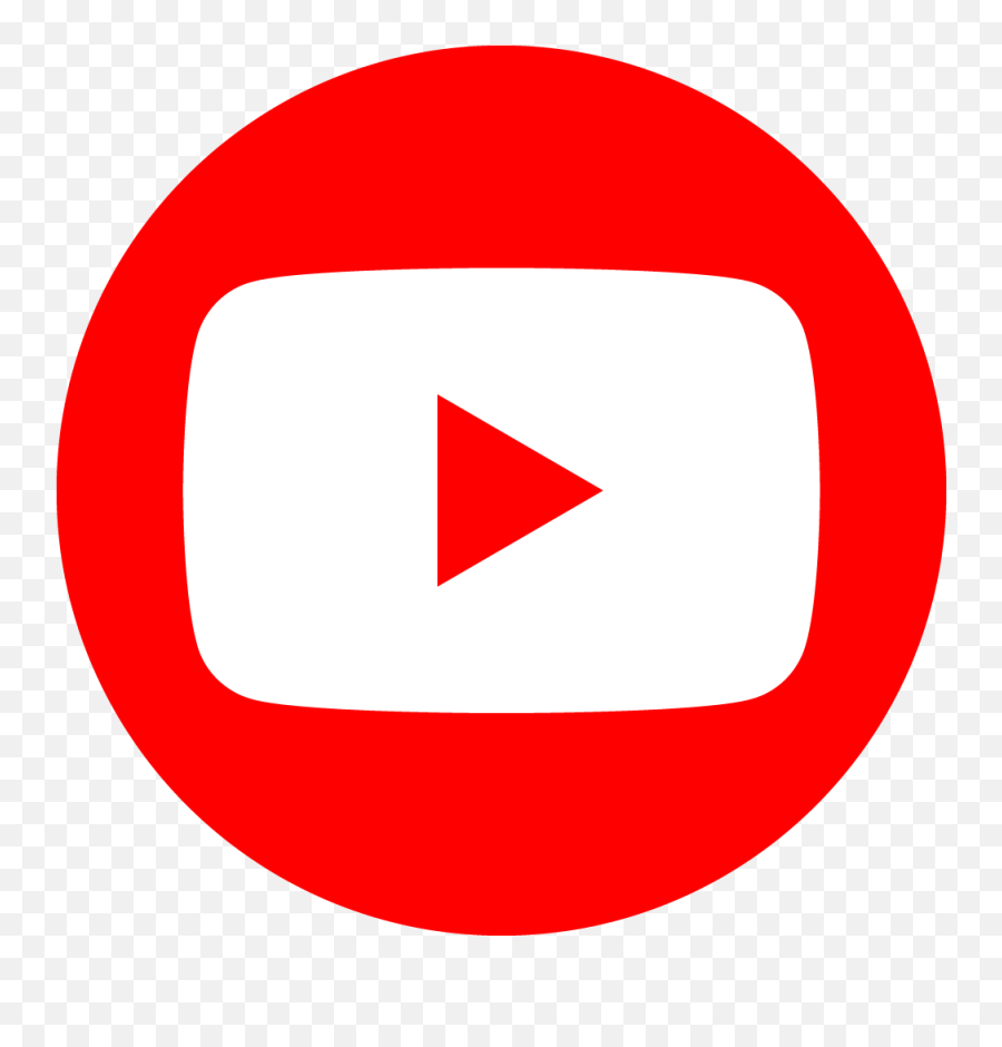 Youtube Red Circle - Transparent Youtube Round Icon Emoji,Youtube Emoji Text