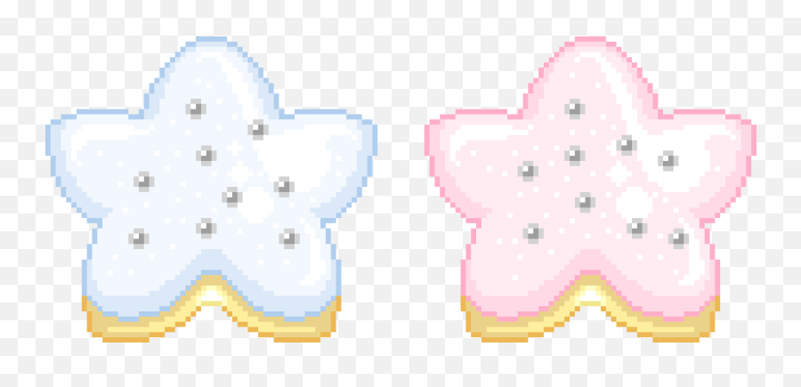 Pretty - Transparents Star Donuts Pixel Art Food Pix Cute Star Pixel Gif Emoji,Discord Sparkle Emoji