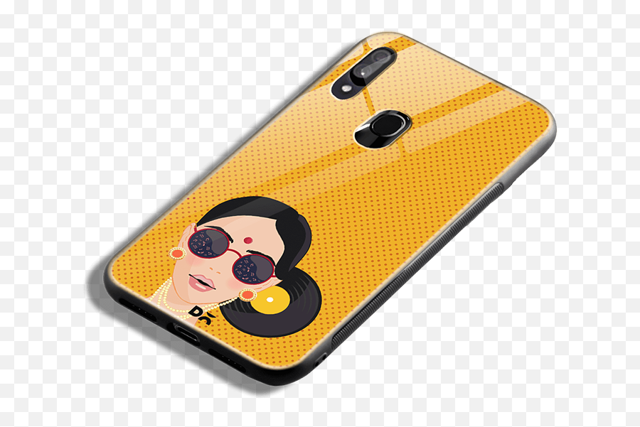 Dailyobjects Disk Bun Glass Case Cover For Xiaomi Redmi Note 7s - Mobile Phone Case Emoji,Emoticon Xiaomi