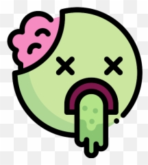 Zombie Vomiting Vector Svg Icon - Png Repo Free Png Icons Zombie Vector Emoji,Zombie Emoji