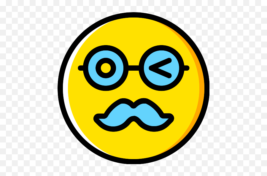 Moustache Emoji Vector Svg Icon - Emoticon,Mustache Emoji