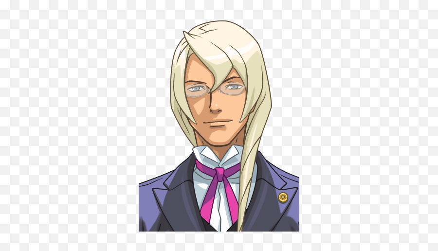 Kristoph Gavin - Kristoph Gavin Smile Emoji,Ace Attorney Emotion