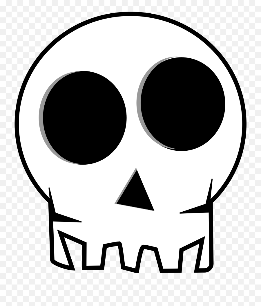 Skull And Crossbones Dromfhp Top Clipart - Clipartix Cartoon Skull Clipart Emoji,Skull And Crossbones Emoji