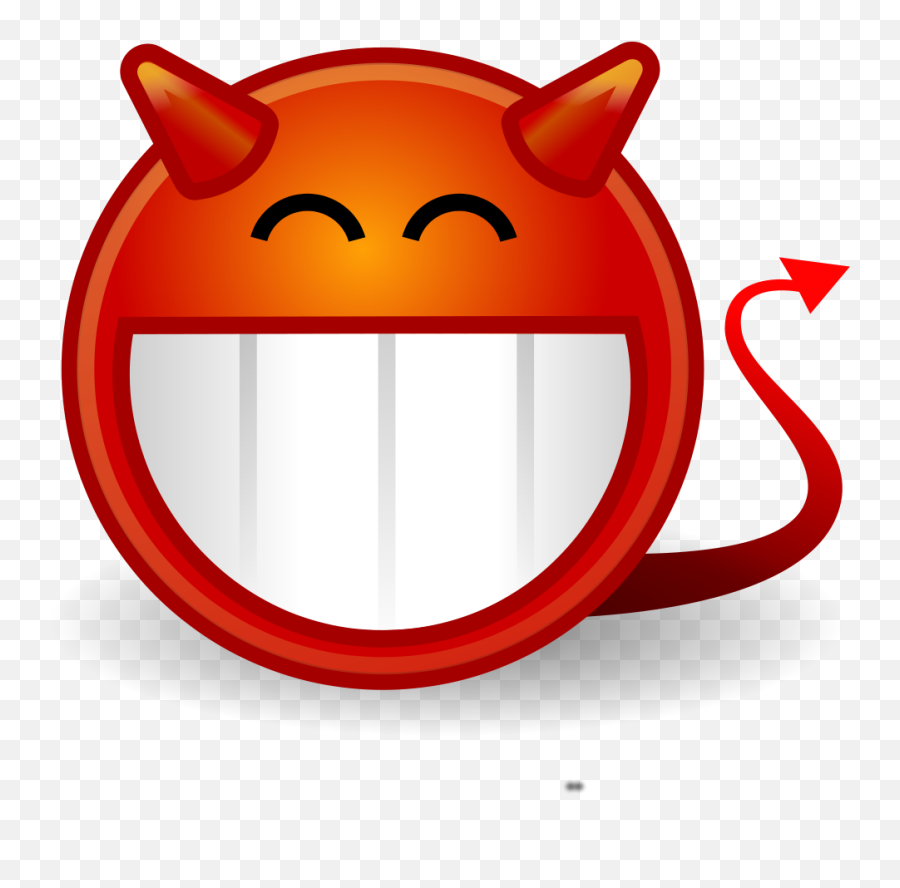 Pin - Transparent Devil Smiley Face Emoji,Church Love Emoji