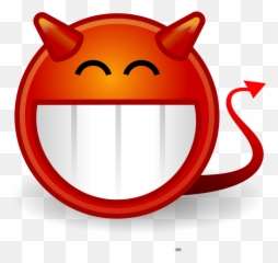 Pin - Transparent Devil Smiley Face Emoji,Church Love Emoji