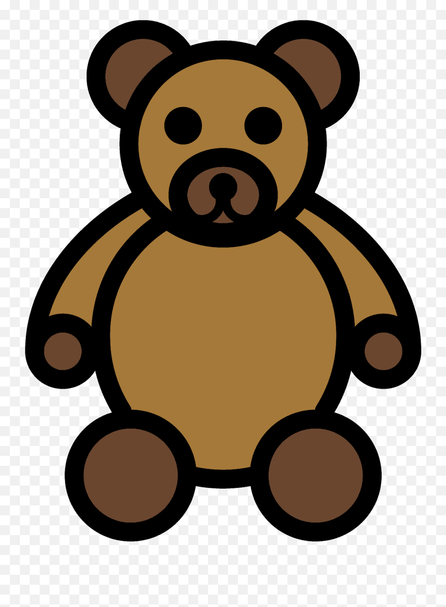 Teddy Bear Emoji - Cartoon Icons,Bear Emoji