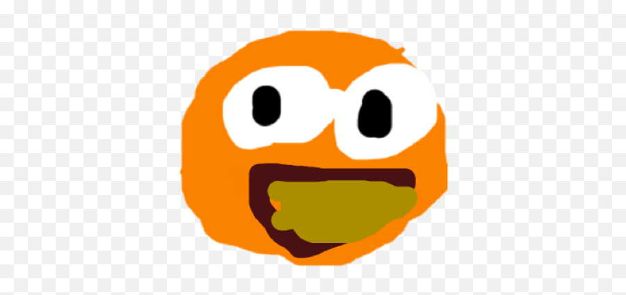 Annoying Orange But Poorly Made Layer - Happy Emoji,:/ Emoticon Annoying