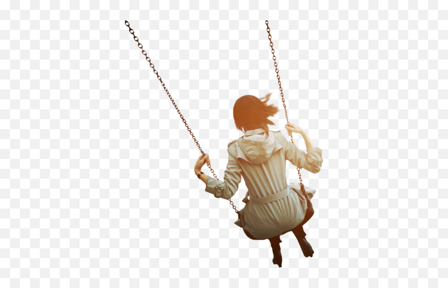 Download Swing Free Png Transparent - Girl On Swing Transparent Png Emoji,Swings Emoji