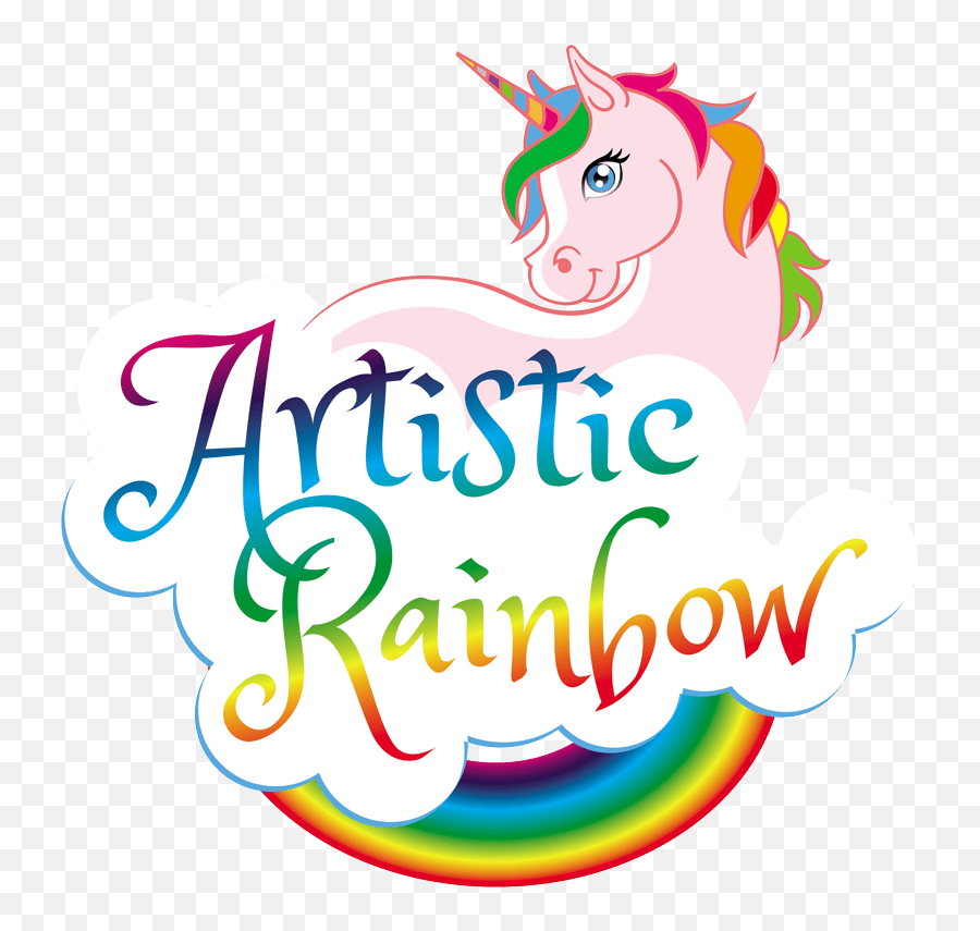 Artistic Rainbow Slime Shop - Unicorn Emoji,1000000% Emoticon For Fb
