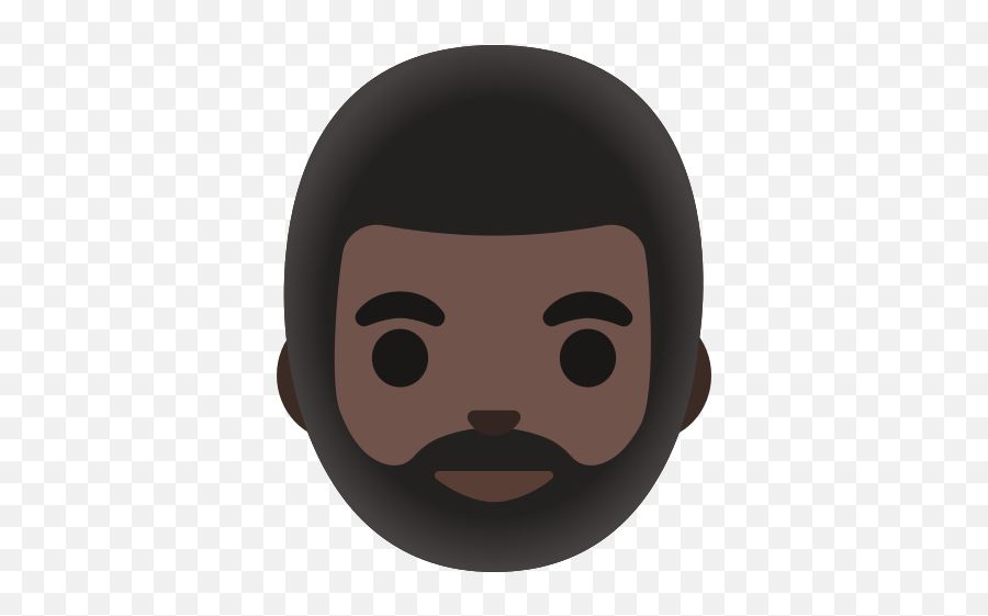 Homem De Barba Com Tom De Pele Escura - Men Beard Dark Skin Emoji,Emoji Aereo
