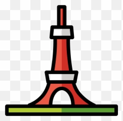 Tokyo Tower Emoji Clipart - Torre Emoji,911 Emoji