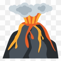 Volcano Emoji Meaning With Pictures - Volcano Emoji,Heat Emoji