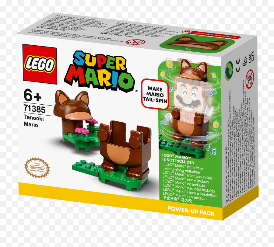 Lego Super Mario Tanooki Mario - Tanooki Lego Mario Emoji,Facebook Tanooki Emoji