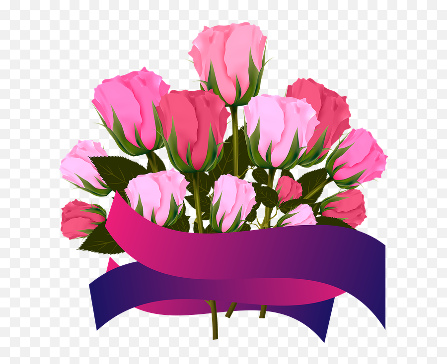 Free Photo Roses Pink Flowers Pink Roses Bouquet Flowers - Pink Bouquet Rose Flower Png Emoji,Japanese Emoticons Hearthands