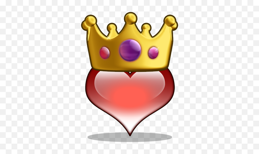 Championship Hearts Card Game Hd - Rummy Emoji,Queen America Emoji