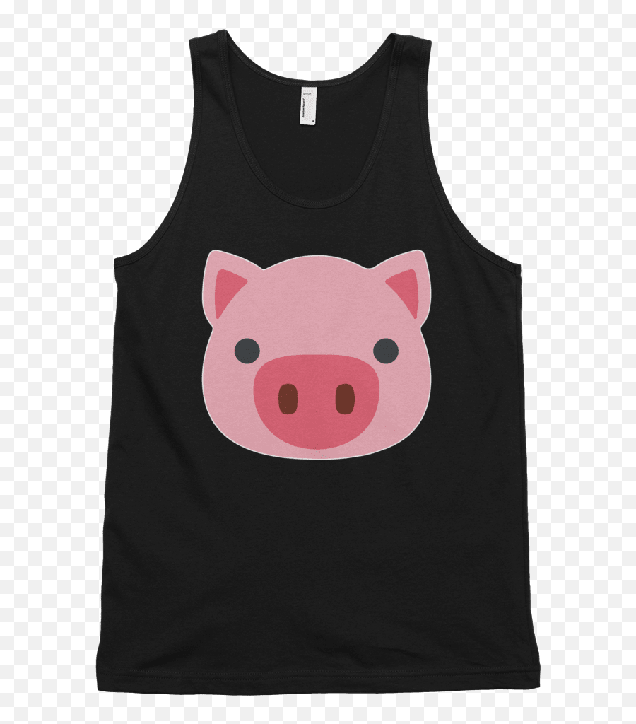 Tank Tops Tagged Emoji - Swish Embassy Sleeveless Shirt,Flying Pig Emoji