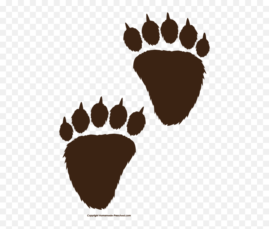 Free Paw Prints Clipart 7 - Printable Bear Paw Print Emoji,Paws Emoji