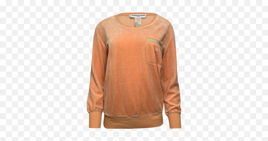Rent Sonia By Sonia Rykiel Sorbet Orange Velvet Sweater For Emoji,Orange Cherry Emoji Hoodie