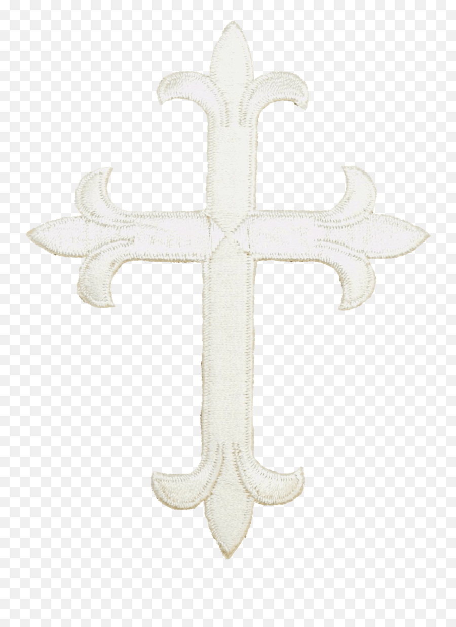 White Religious Cross 25 Tall Iron On Embroidered Emoji,The Color Khaki Inspires What Emotions
