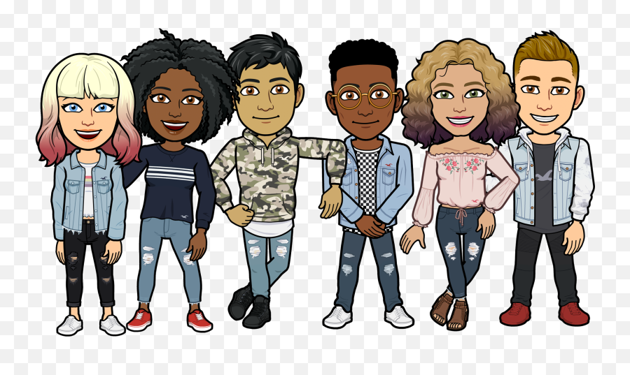 Hollister Has New Bitmoji Fashion Line - Hollister Bitmoji Emoji,Emoji Clothes Store