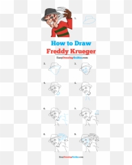 Nightmare - Step By Step Freddy Krueger Drawing Emoji,Freddy Krueger Emoji