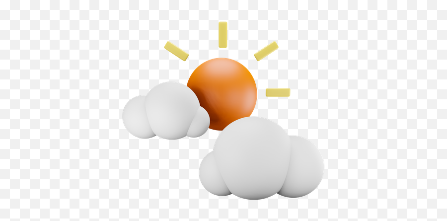 Partly Cloudy Icon - Download In Flat Style Emoji,Partly Cloudy Emoji