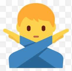Man Gesturing No Emoji - Download For Free U2013 Iconduck,Black Person Shrugging Emoji