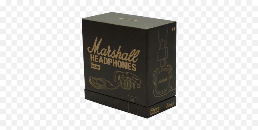 Marshal Major Pitch Black Headphones Review Wired Emoji,Cardboard Box Emoji