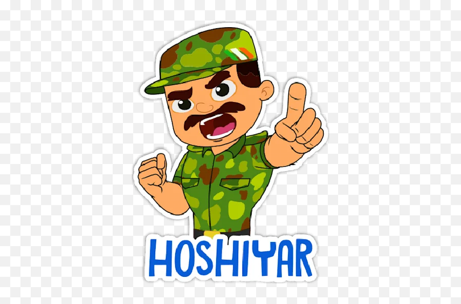 Telegram Sticker From Indian Army Indian U2022 Pack Emoji,Indian Hat Emoji