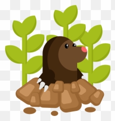 Mole Animal Clipart - Mole Animal Clipart Emoji,Mole Emoji