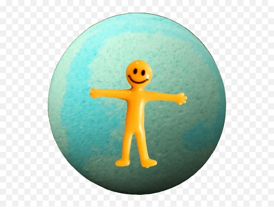 Buried Treasure Bath Bomb With Toy Stretchy Man Inside Bonnebombe - Hermine And Marie Antoine Emoji,Emoticon P