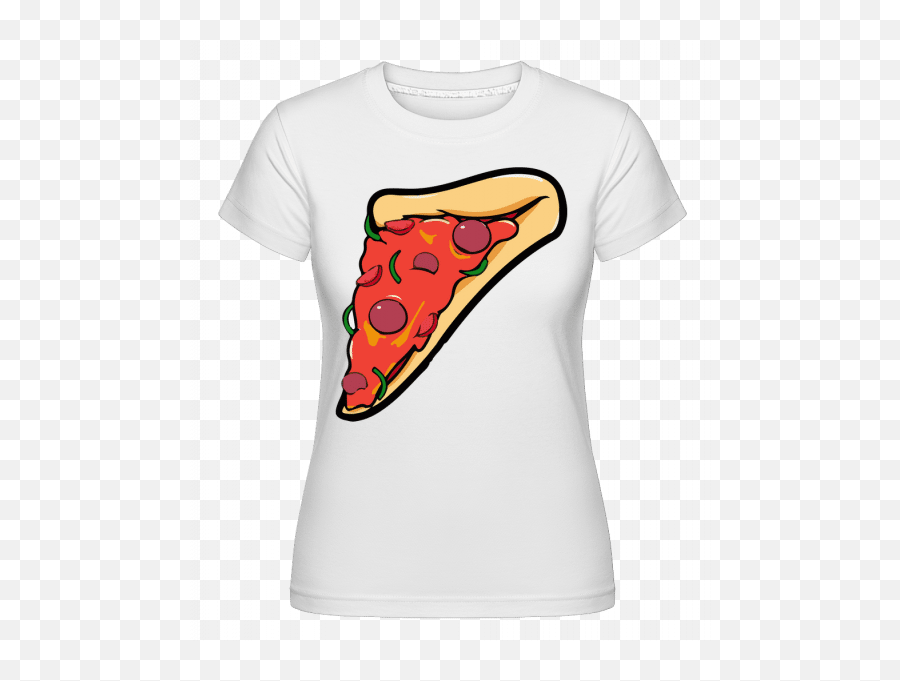 Morceau De Pizza T - Short Sleeve Emoji,Pizza Emoji Shirt