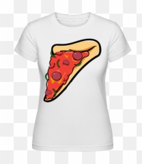 Morceau De Pizza T - Short Sleeve Emoji,Pizza Emoji Shirt